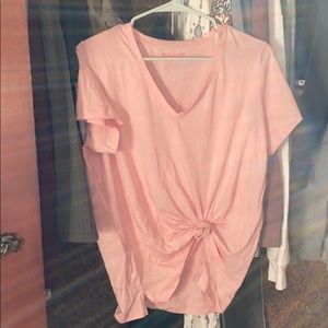 Light pink Victoria’s Secret vneck shirt